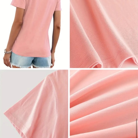 Dark humor funny pink & black short sleeves graphics t-shirt - Picture 2 of 5